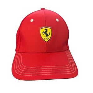 Puma Scuderia Ferrari Fanwear Baseball Cap Red Snapback hat